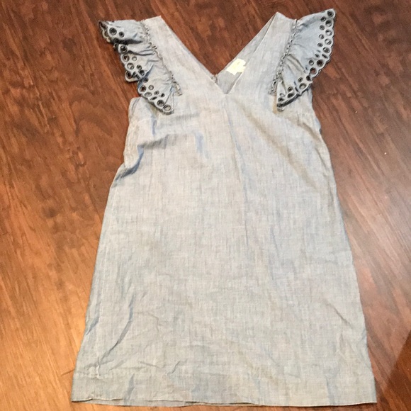J. Crew Dresses & Skirts - 🌷J Crew Dress Denim Jean look light blue women’s women’s Size 8🌷